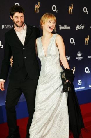 Heike Makatsch with her former boyfriend, Max Martin Schroder.